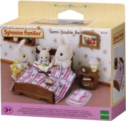 Tweepersoonsbed met nachtkastje SYLVANIAN FAMILIES