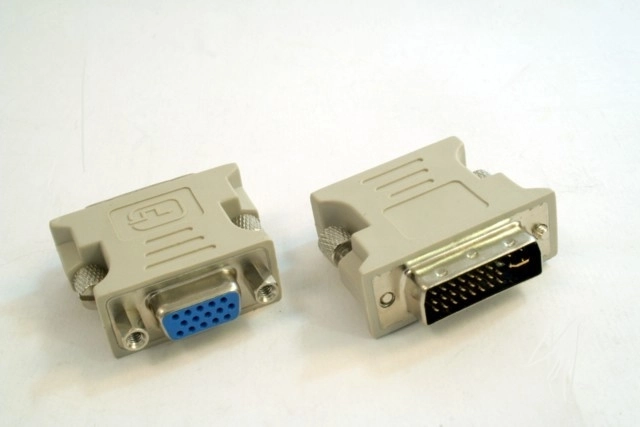 DVI to VGA Adapter (DVI-I 24+5 pin, male to VGA HD15, female)