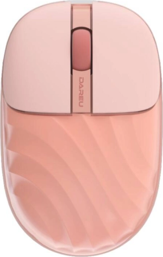 Mouse wireless DAREU rosa