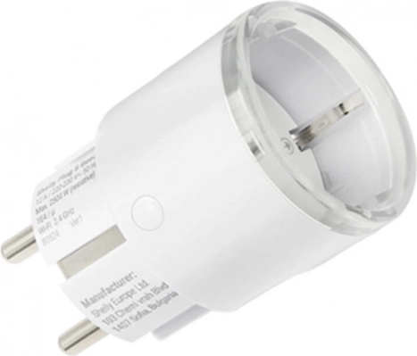 Presa smart Shelly Plug S con supporto Matter (bianca)