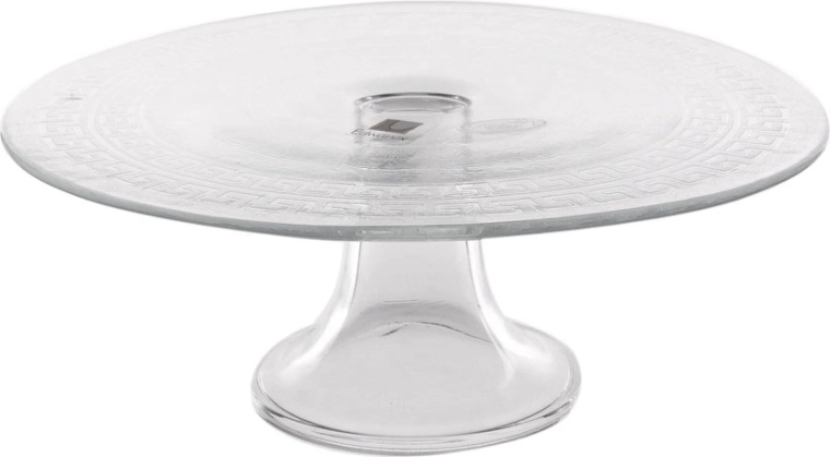 Glass cake stand on a pedestal Greece 27.5 cm