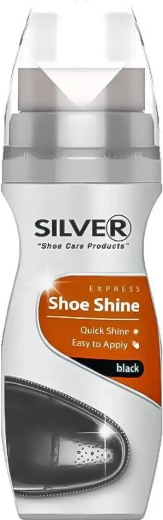 Crema per scarpe Silver nera 75 ml