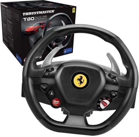Volante da corsa Ferrari 488 GTB Edition con pedali per PC e PS4