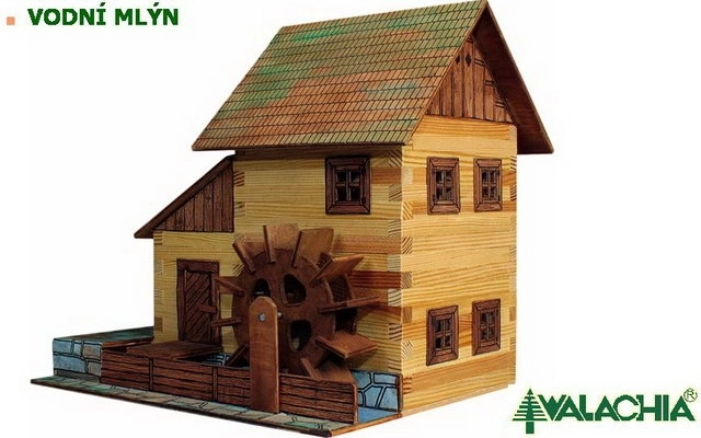 Kit di montaggio in legno Walachia – mulino ad acqua 1:32