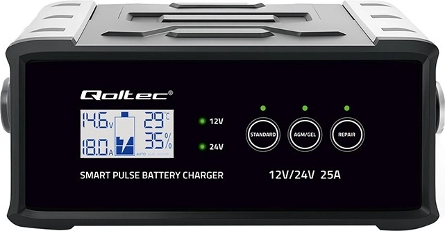 Mikroprocessorstyring og 6 opladningstrin