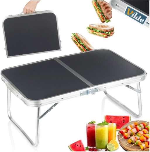 Lässt sich zu einem Koffer mit Griff zusammenklappen