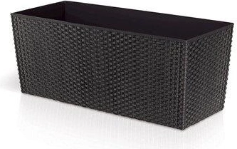 Fioriera rialzata autoirrigante Rato Case High 60 × 25 × 46 cm, antracite