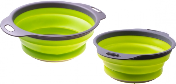 Silicone Collapsible Colander 2pcs