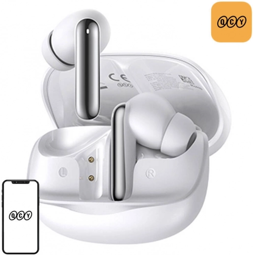 wireless earbuds TWS QCY MeloBuds HT12 white