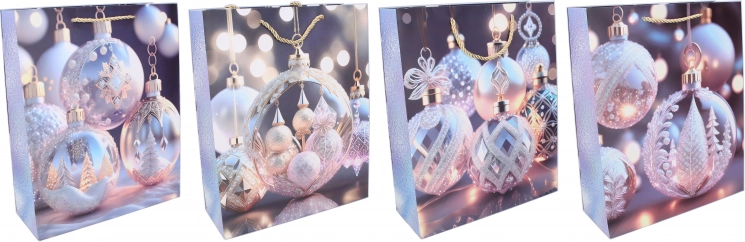 Geschenktasche Weihnachten M 26 × 32 × 10 cm