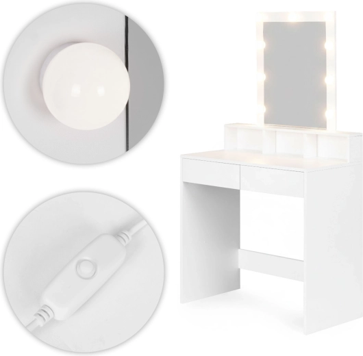 Helles LED-Licht für präzises Make-up