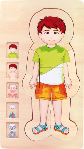 Small Foot Wooden Puzzle Anatomy Tim