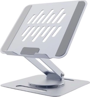 Supporto girevole pieghevole per notebook 15,6″ – grigio
