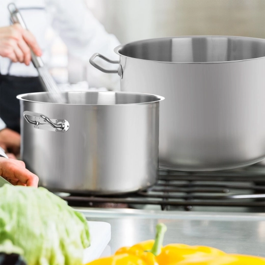 Grote inhoud van 21,5 l om in grote hoeveelheden te koken