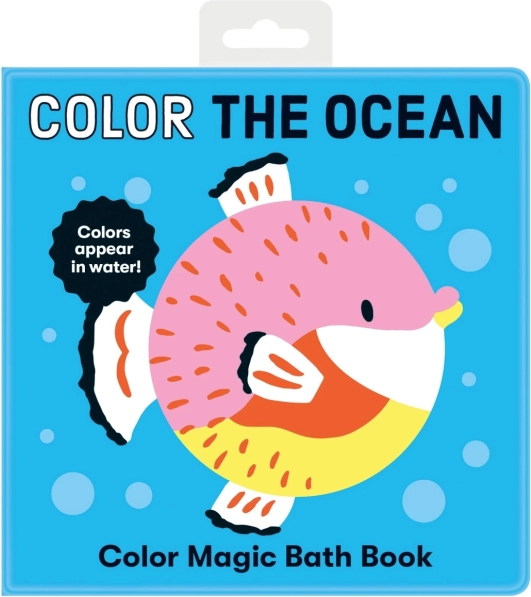 Mudpuppy Bath Book Color the Ocean