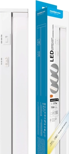 Modee LED under-cabinet light 8 W, 556 mm, 750 lm, 3CCT with switch and dimmer