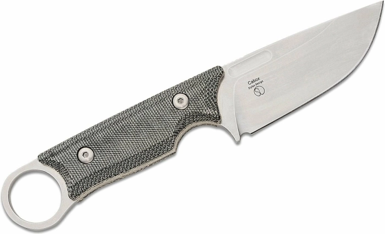 Robuste D2-Klinge mit Stonewash-Finish
