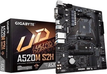 Carte mère Gigabyte A520M S2H AM4 mATX
