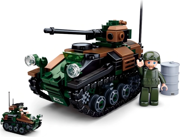 Sluban Model Bricks small tank Wiesel 2-in-1 building set