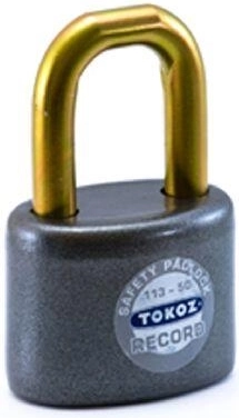TOKOZ RECORD 113/50 Padlock with 3 Keys