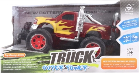 Terrein RC-auto 1:16 rood