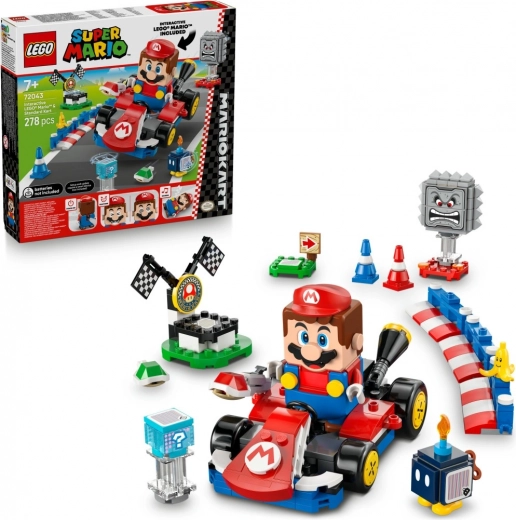 LEGO Super Mario Mario Kart – Interactive Mario Figure and Standard Kart