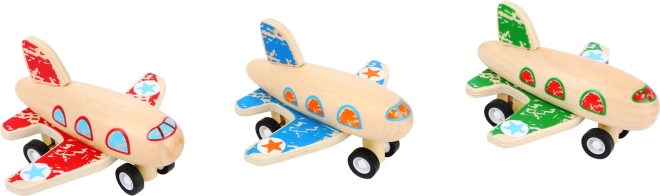 Aereo a molla in legno small foot – rosso