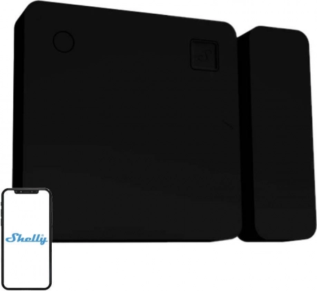 Shelly BLU door and window sensor with Bluetooth, black