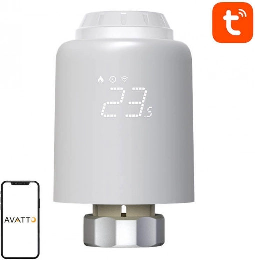Smart Thermostatic Radiator Valve Avatto Zigbee 3.0 TUYA