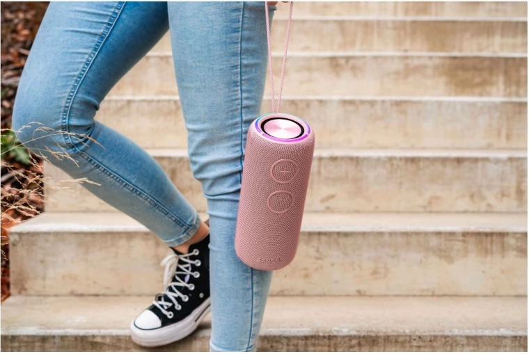 IPX7 resistance and portable design