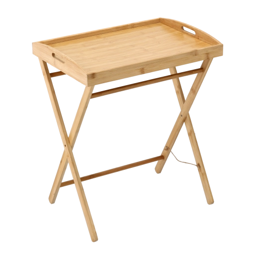 Folding crossed legs for easy storage