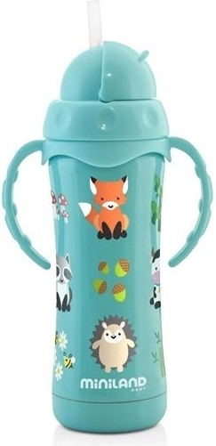 Stainless Steel Thermos with Straw 240ml