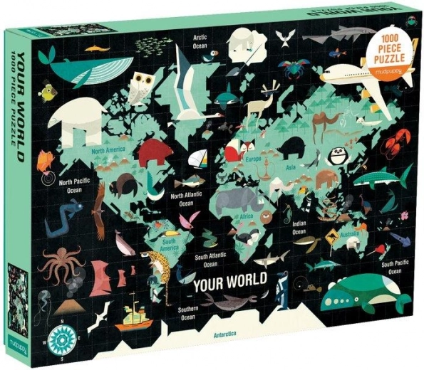 Mudpuppy Puzzle Your World 1000 Pieces