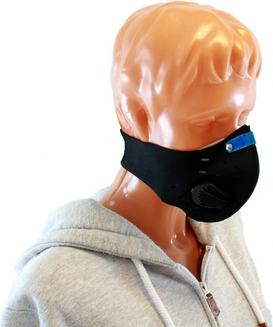 Sports anti-dust mask with replaceable filter