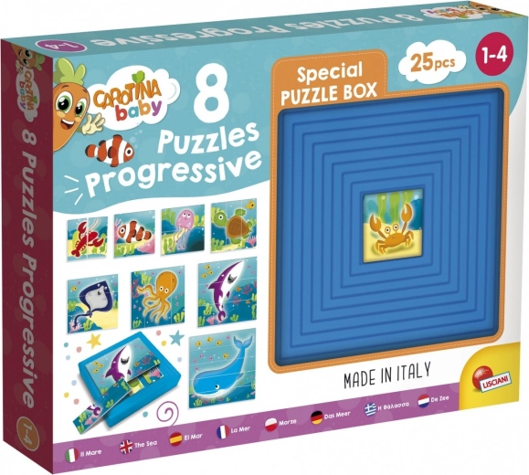 Puzzle progressivi per bambini CAROTINA Baby – 8