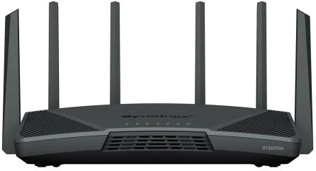 Synology RT6600ax Wi‑Fi 6 gigabit router with 2.5GbE and USB 3.2