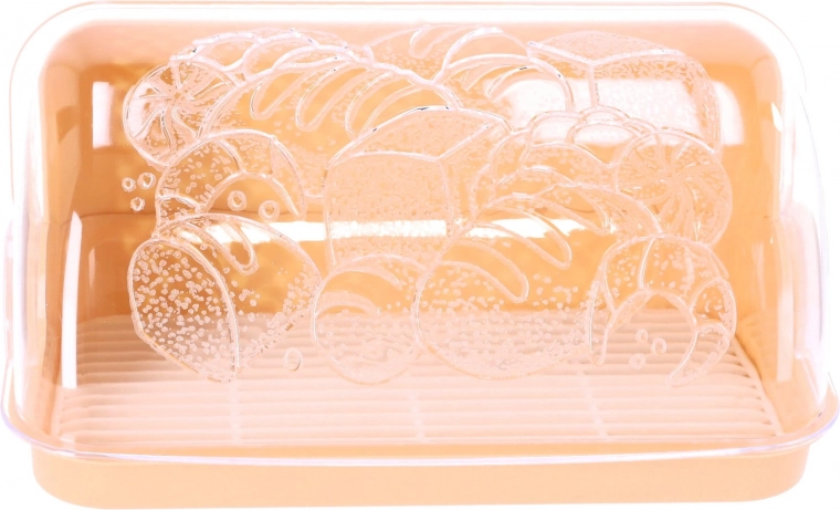 Průhledné víko s dekorem pečiva