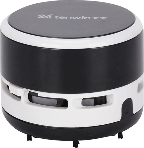 Mini aspirapolvere da tavolo TENWIN a batteria (nero)