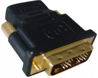 adaptér HDMI (samice) na DVI (samec) se zlatými kontakty
