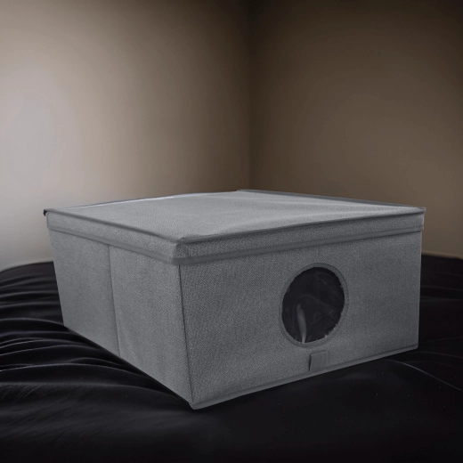 Con coperchio e struttura pieghevole