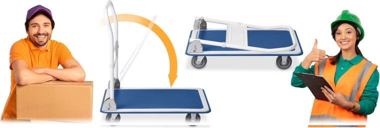 Skládací madlo pro úsporu místa