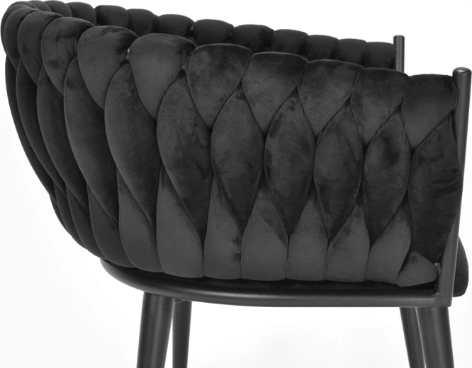 Soft velvet for comfort and a luxurious feel