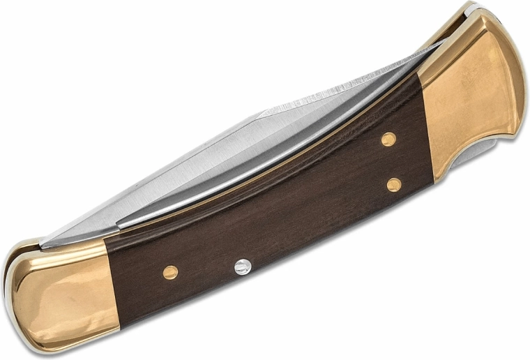 Elegant handle made of ebony and brass