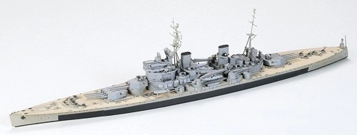 Tamiya HMS King George V 1:700 plastic battleship model (Waterline)