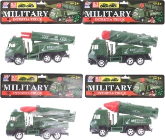 Militair voertuig met raket voor kinderen