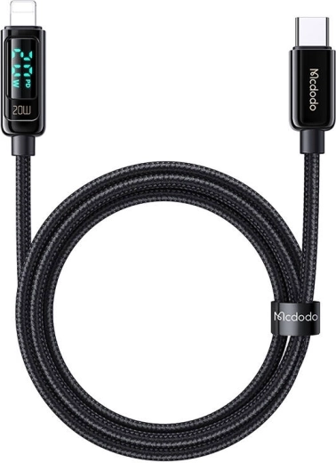 Cavo Mcdodo USB-C a Lightning 36W 1.2m nero