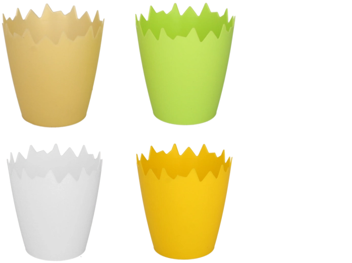 Design ludique de coquille fendue