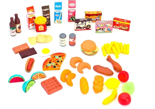 Set di alimenti finti per bambini