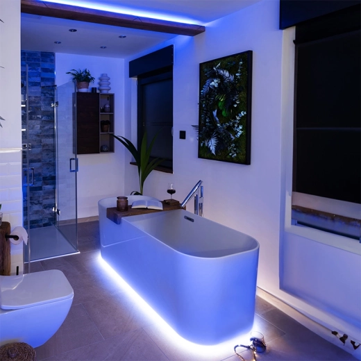 Energy-saving decorative backlighting