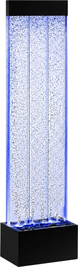 Mur d’eau à bulles LED RGB autoportant 150 × 39 × 26 cm